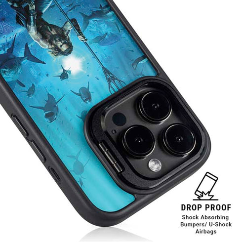 DC Comics DC Comics Movie Poster Main iPhone 15 Pro Kickstand Case